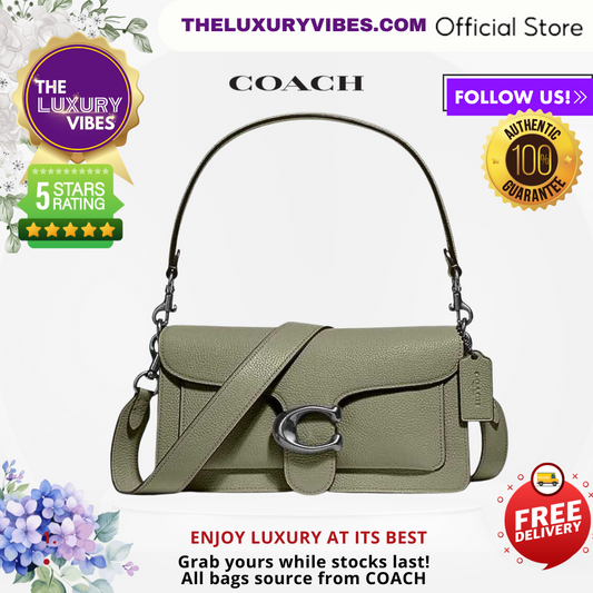 COACH Tabby Shoulder Bag 26 in Green 73995