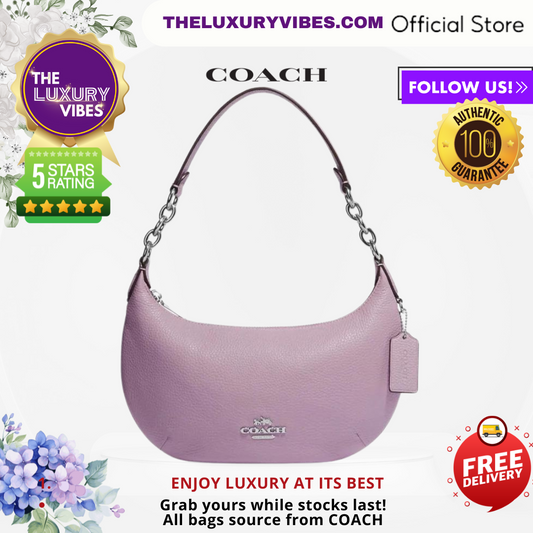 COACH Payton Hobo in Purple - CE619