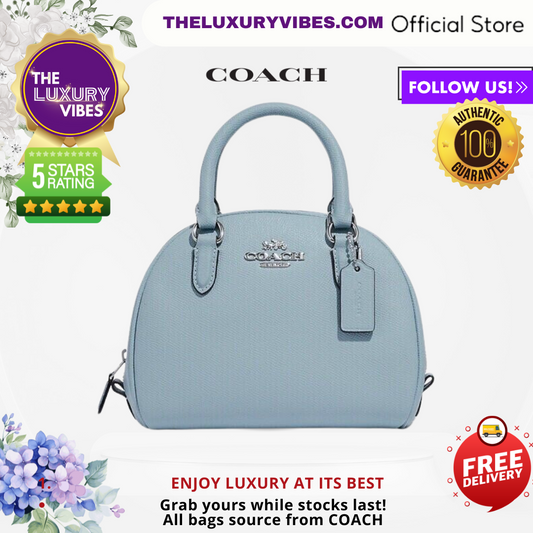 COACH Sydney Satchel in Powder Blue CA202