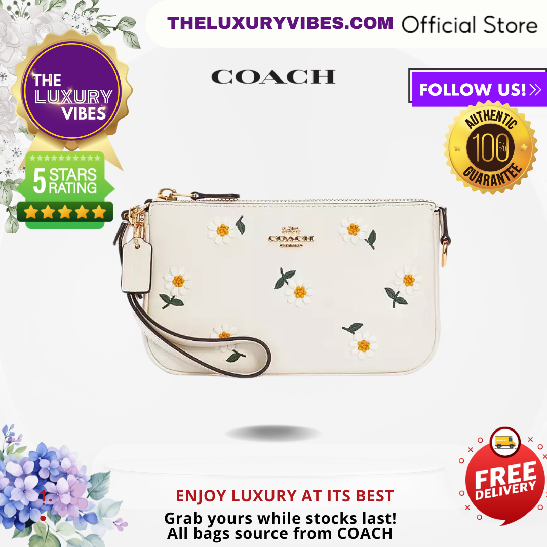 COACH Nolita 19 with Daisy Embroidery