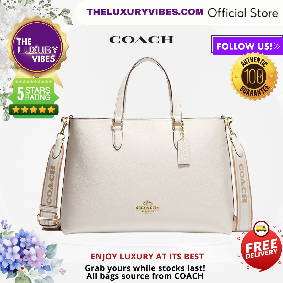 COACH Logan Carryall in Chalk/White CH251