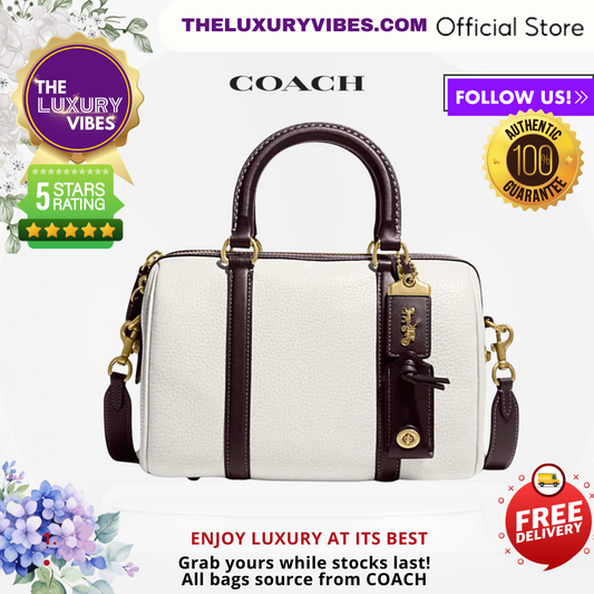 COACH Ruby Satchel 25 In COACH Ruby in Colorblock Chalk