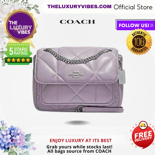 COACH Klare Crossbody 25 with Puffy Diamond Purple CJ611