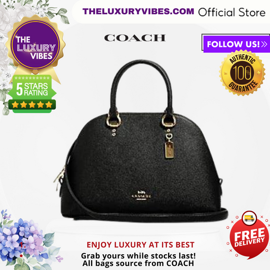 COACH Katy Satchel Black 2553