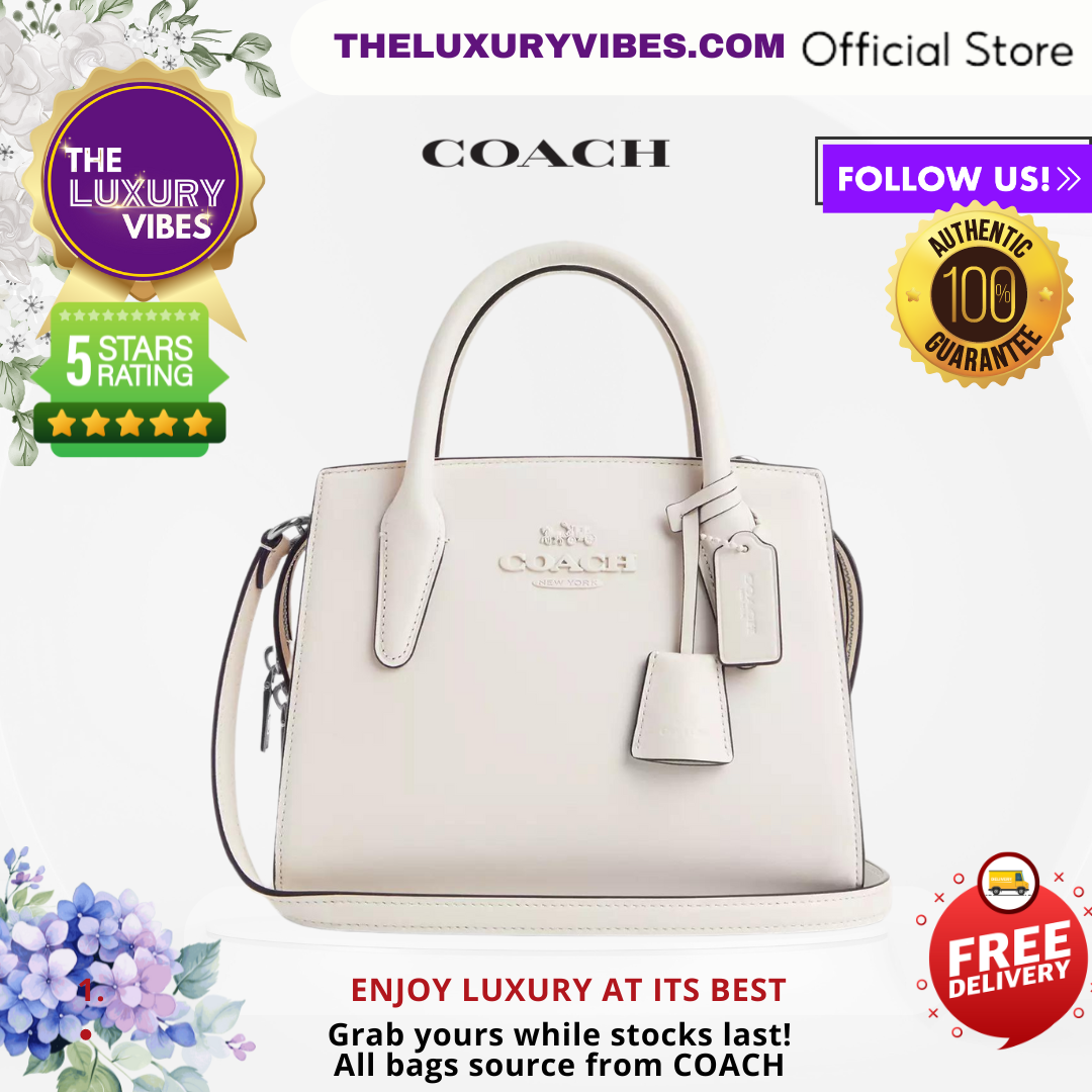 COACH Andrea Carryall in Chalk White CP081