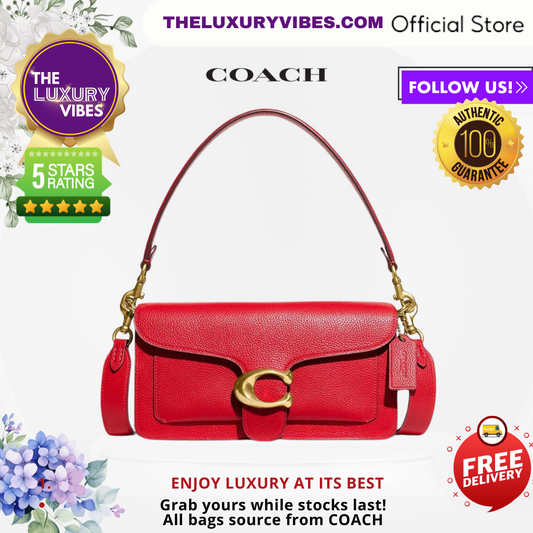 COACH Tabby Shoulder Bag 26 in Red Apple