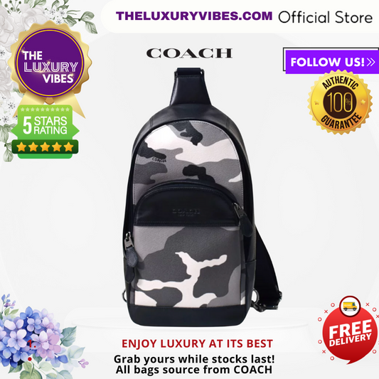 COACH Houston Pack in Camo Print F75879