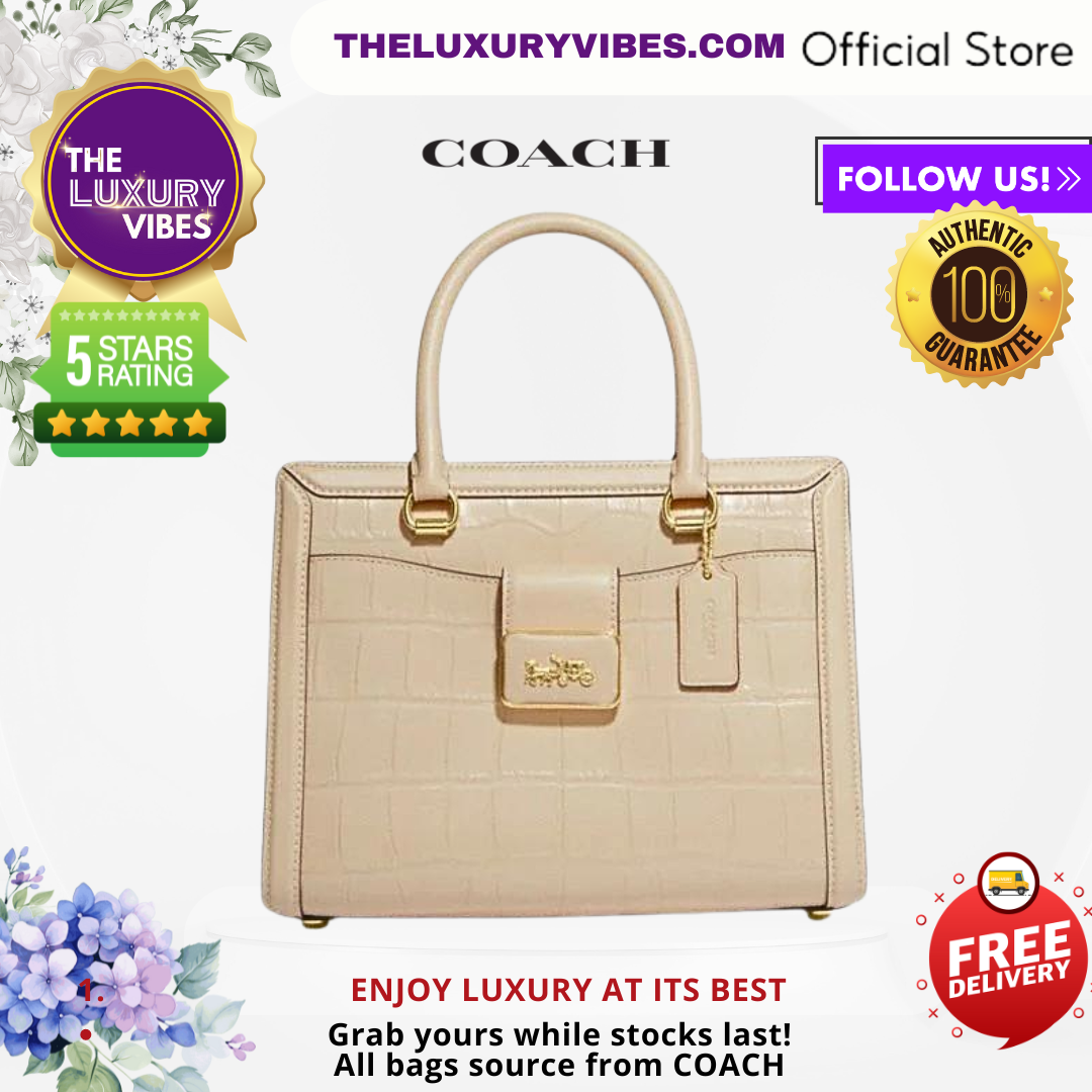 COACH Grace Carryall in Ivory CF389