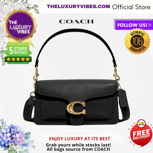 COACH Tabby Shoulder Bag 26 in Black 73995