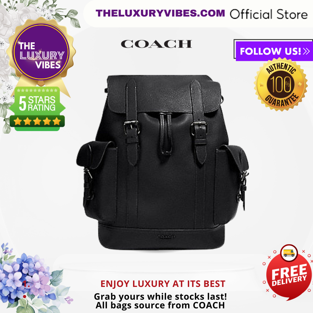 COACH Hudson Backpack in Black