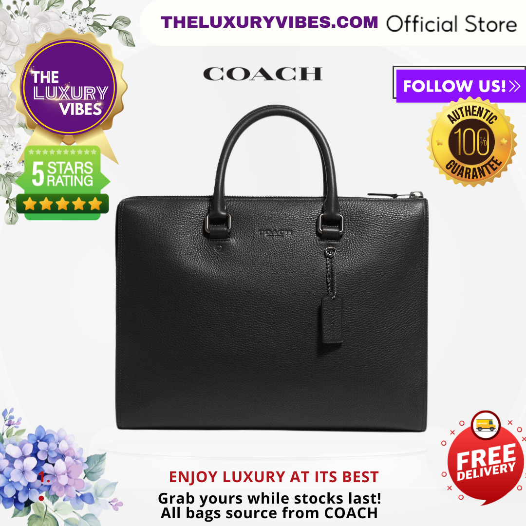 COACH Gotham Folio in Black C0243