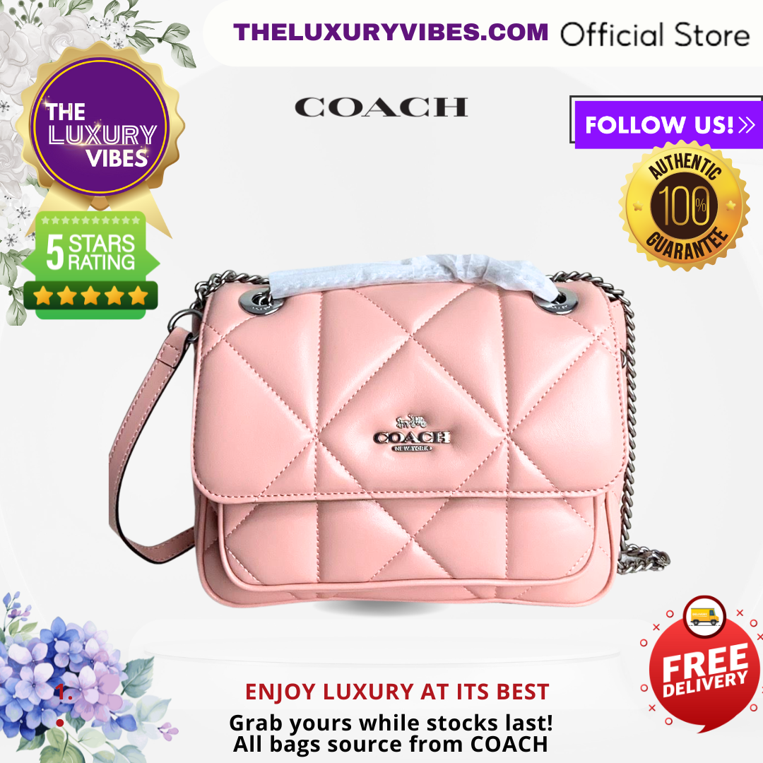 COACH Klare Crossbody 25 with Puffy Diamond Pink CJ611