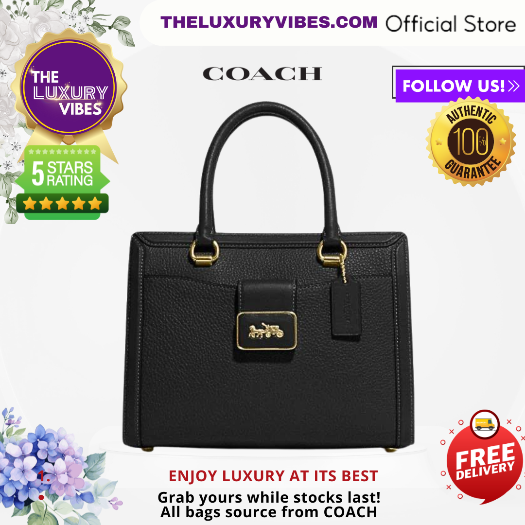 COACH Grace Carryall in Black CC141