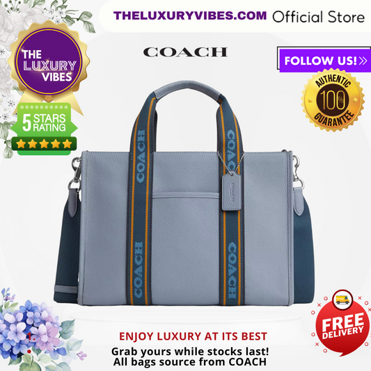 COACH Smith Tote in Grey Mist Multi CM067