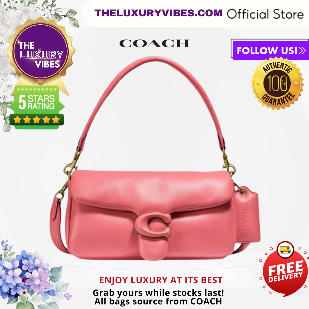 COACH Pillow Tabby Shoulder Bag 26 in Pink