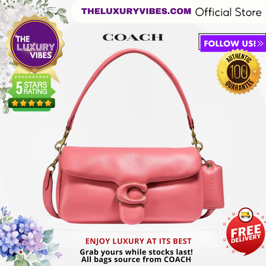 COACH Pillow Tabby Shoulder Bag 26 in Pink