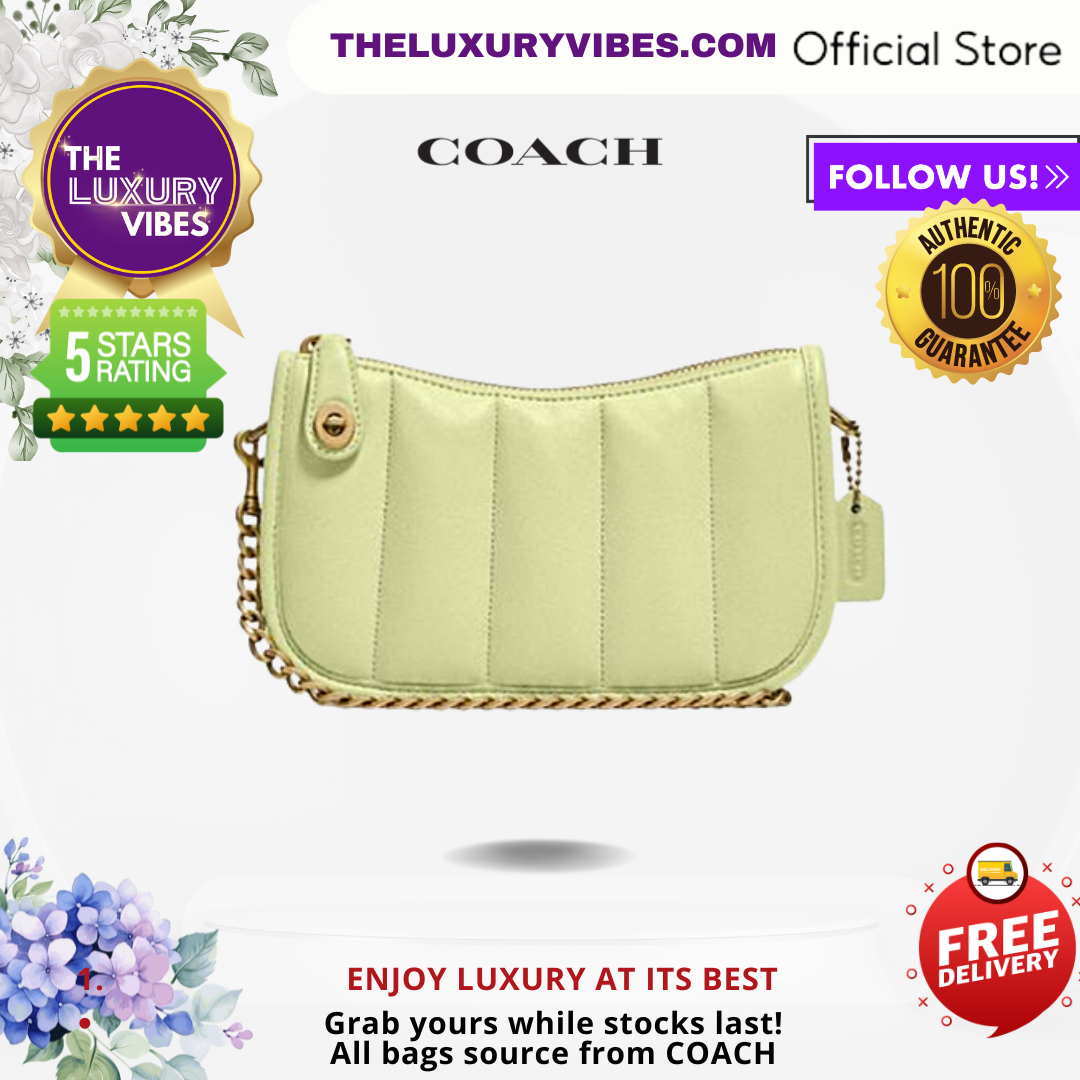 COACH Swinger 20 With Quilting-Lime