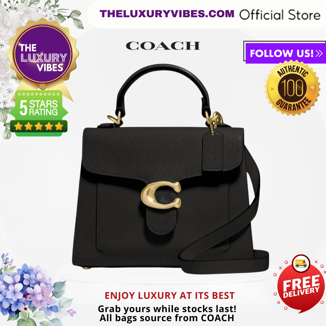 COACH Tabby Top Handle 20 in Black 636