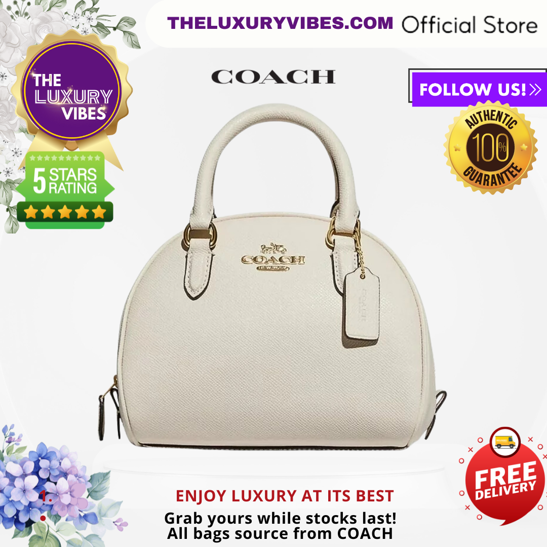 COACH Sydney Satchel in Chalk White CA202