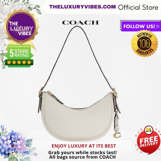 COACH Luna Shoulder Bag in Chalk - CC439