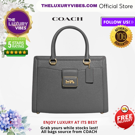 COACH Grace Carryall in Granite CE606