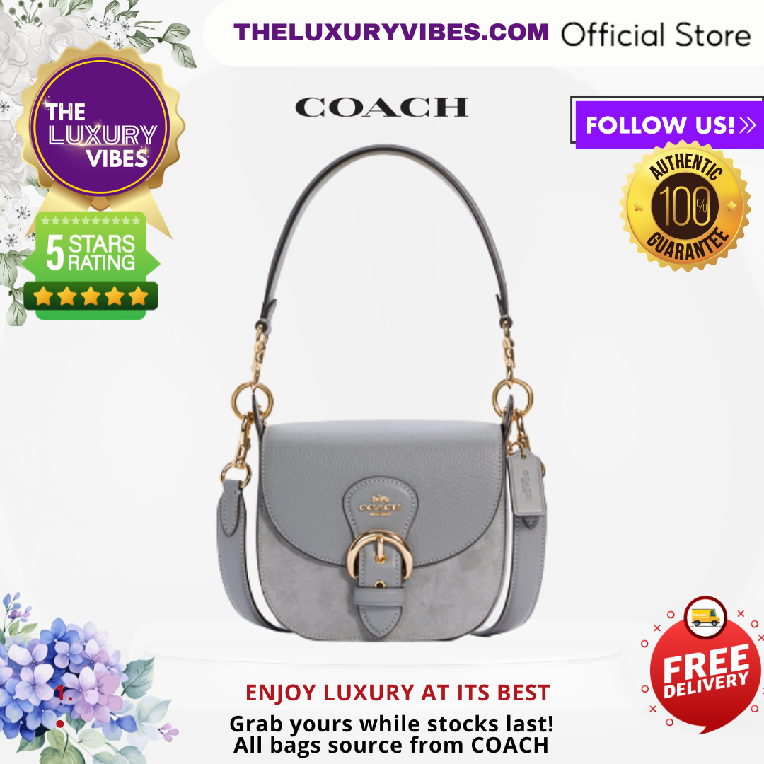 COACH Kleo Shoulder Bag 17 Granite/Grey