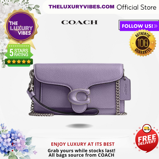 COACH Tabby Wristlet in Ice purple CJ925