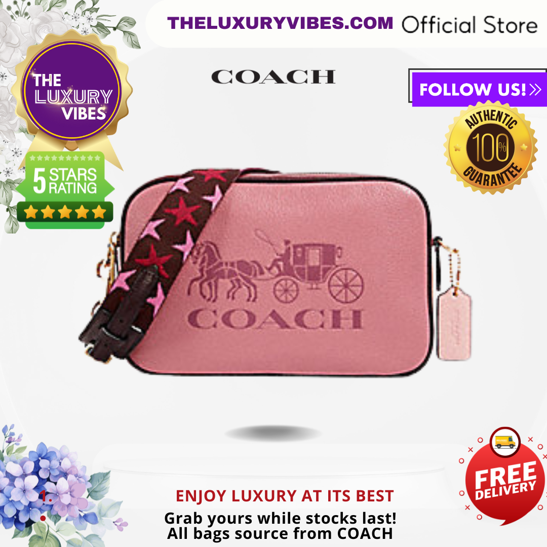 COACH Jes Crossbody In Colorblock -Pink