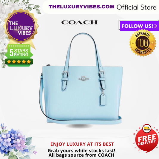 COACH Mollie Tote 25 Waterfall/Sky Blue