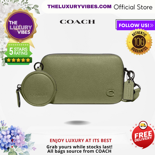 COACH Charter Slim Crossbody in Green Moss CC070