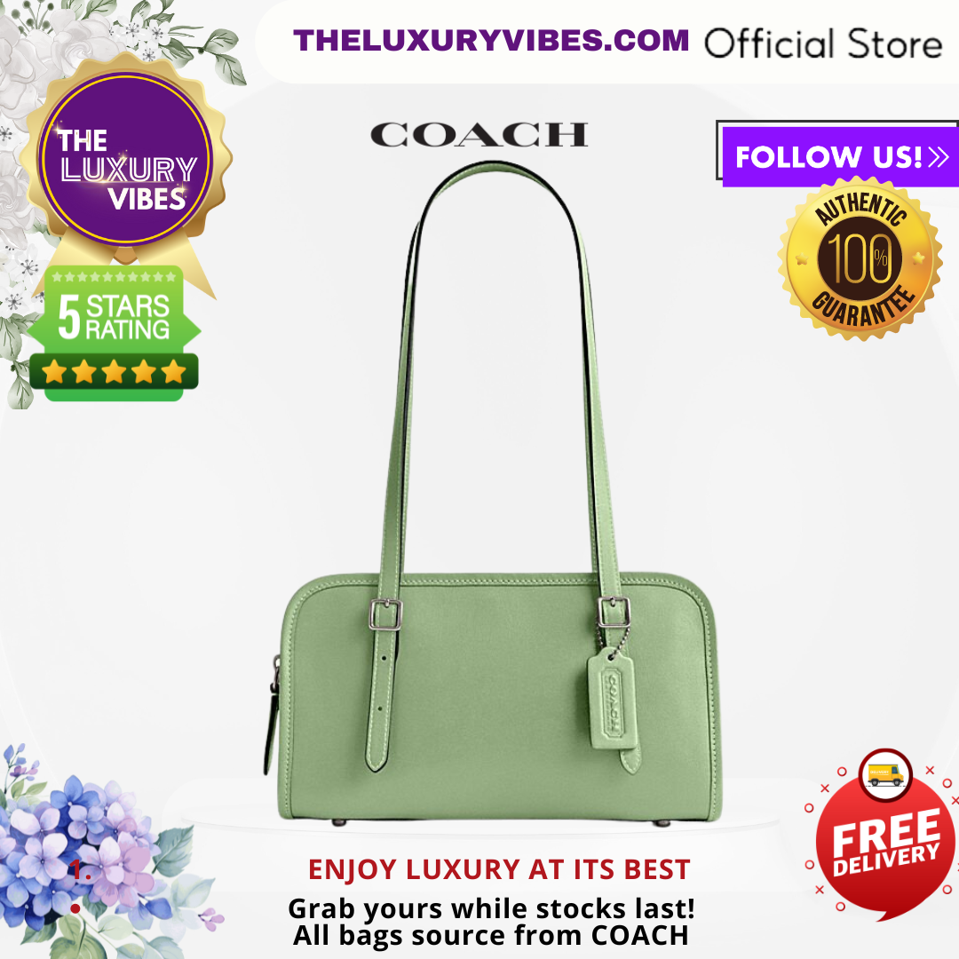 COACH Swing Zip In Light Green CM565