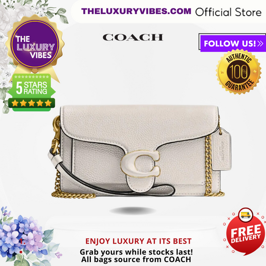 COACH Tabby Wristlet in Chalk/White CJ925