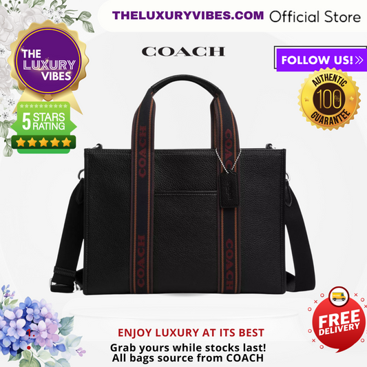 COACH Smith Tote in Black Multi CM067