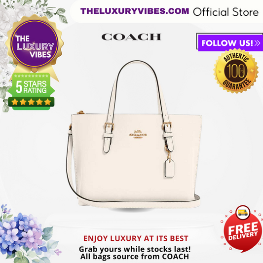 COACH Mollie Tote 25 White