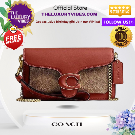 COACH Tabby Wristlet in Signature Canvas CK025