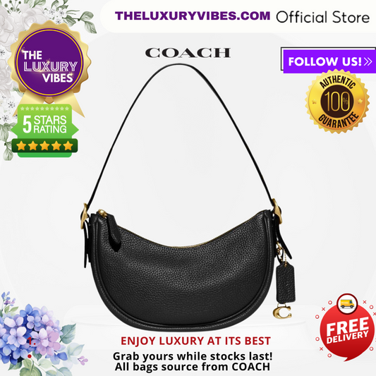 COACH Luna Shoulder Bag in Black CC439