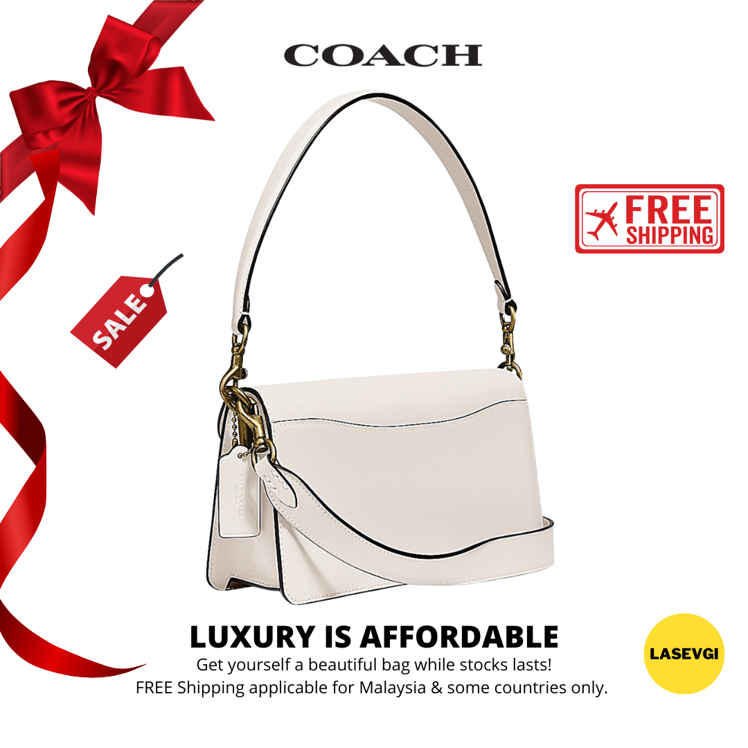 COACH Tabby Shoulder Bag 26 Signature White - www.lasevgi.com