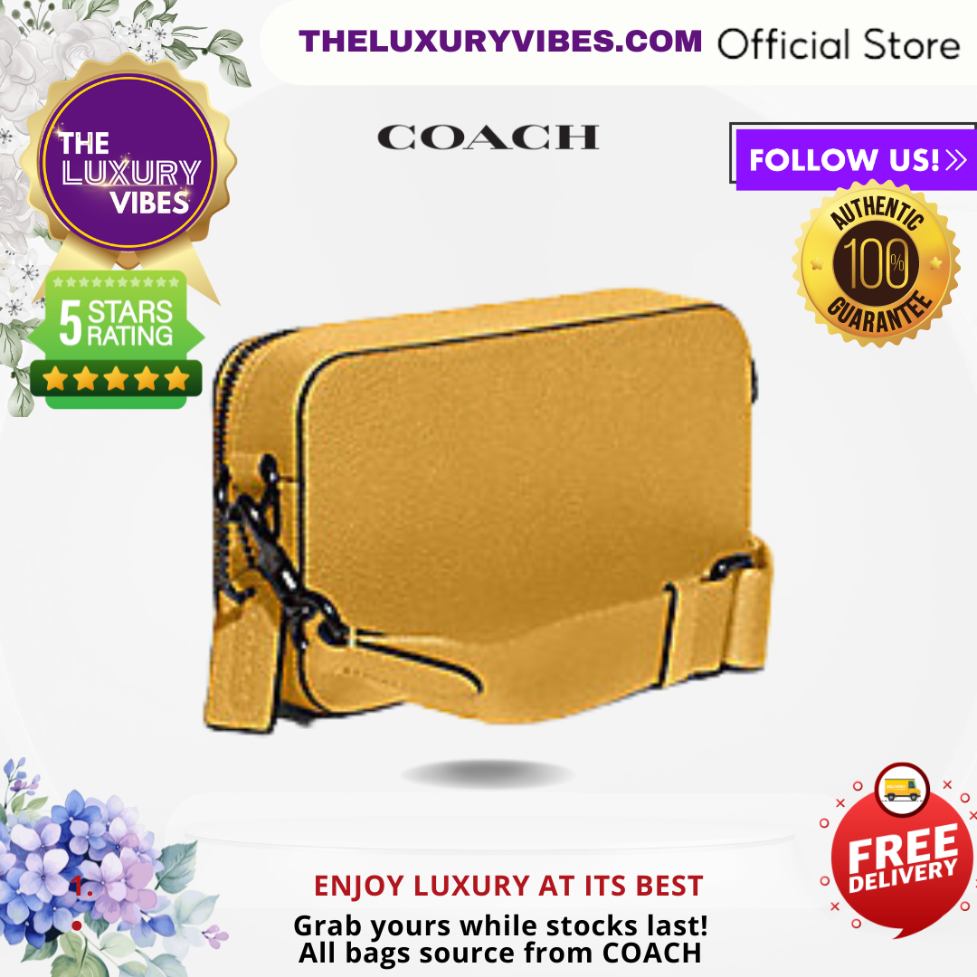 COACH Charter Slim Crossbody in Yellow CC070