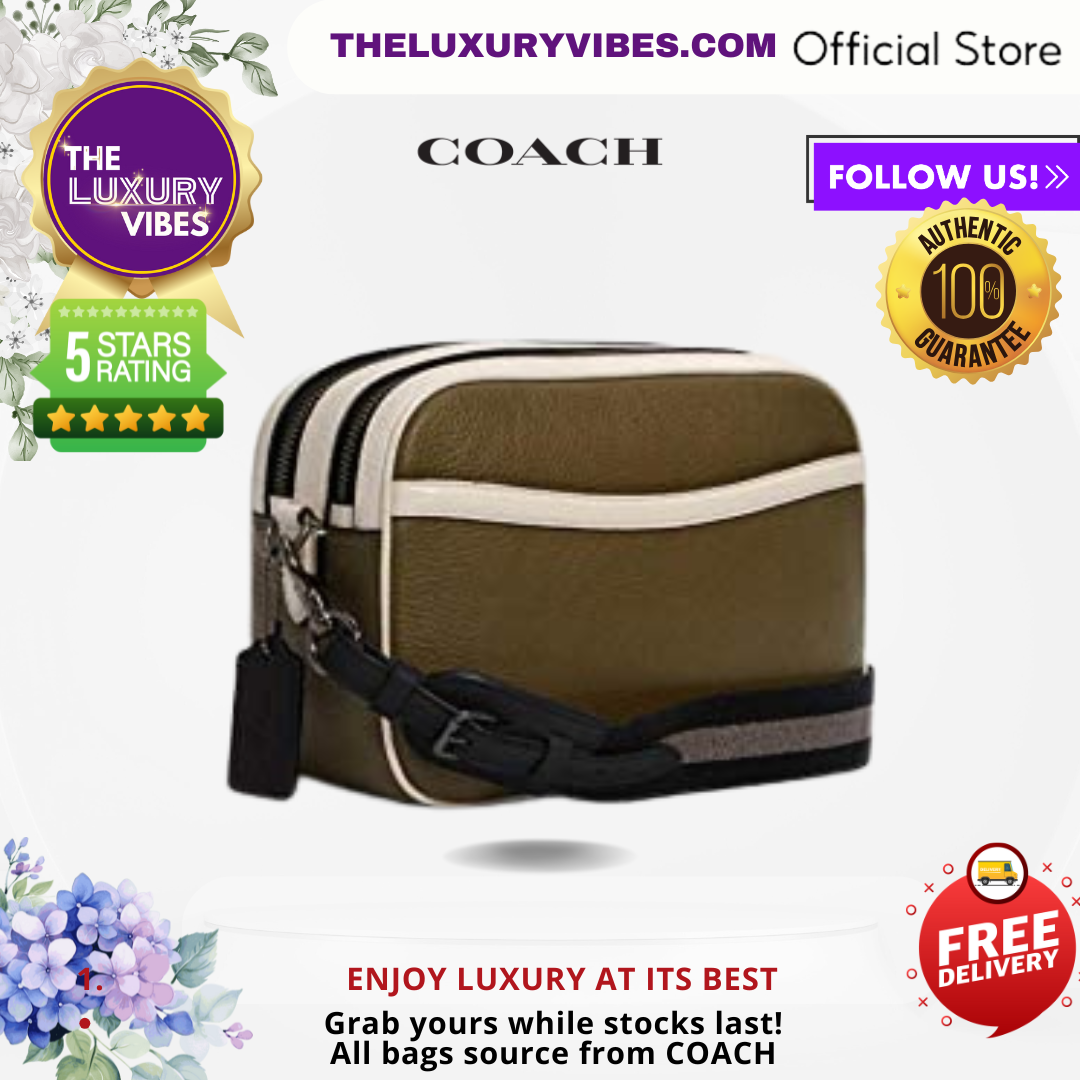 COACH Jes Crossbody In Colorblock -Kelp Multi