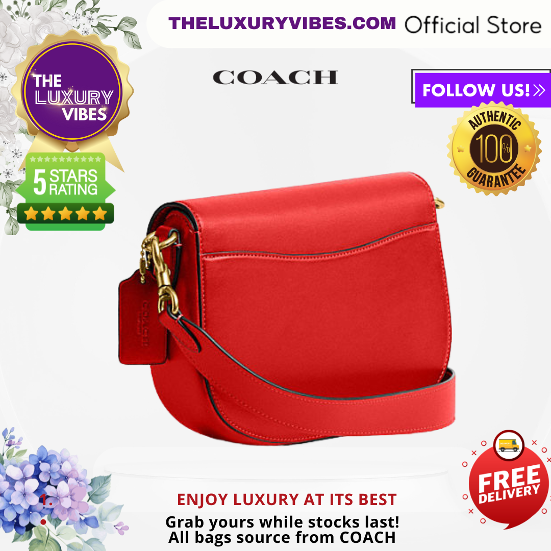 COACH Harley Shoulder bag in Red CM705