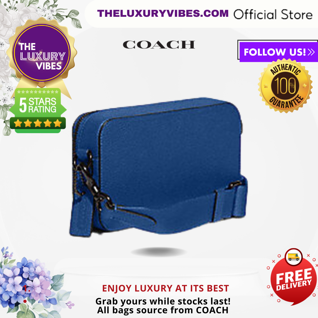 COACH Charter Slim Crossbody in Blue Fin CC070