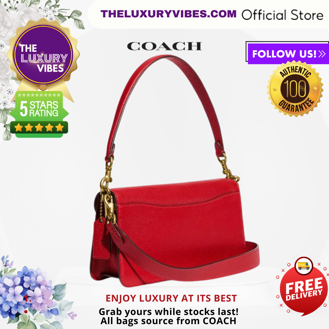 COACH Tabby Shoulder Bag 26 in Red Apple