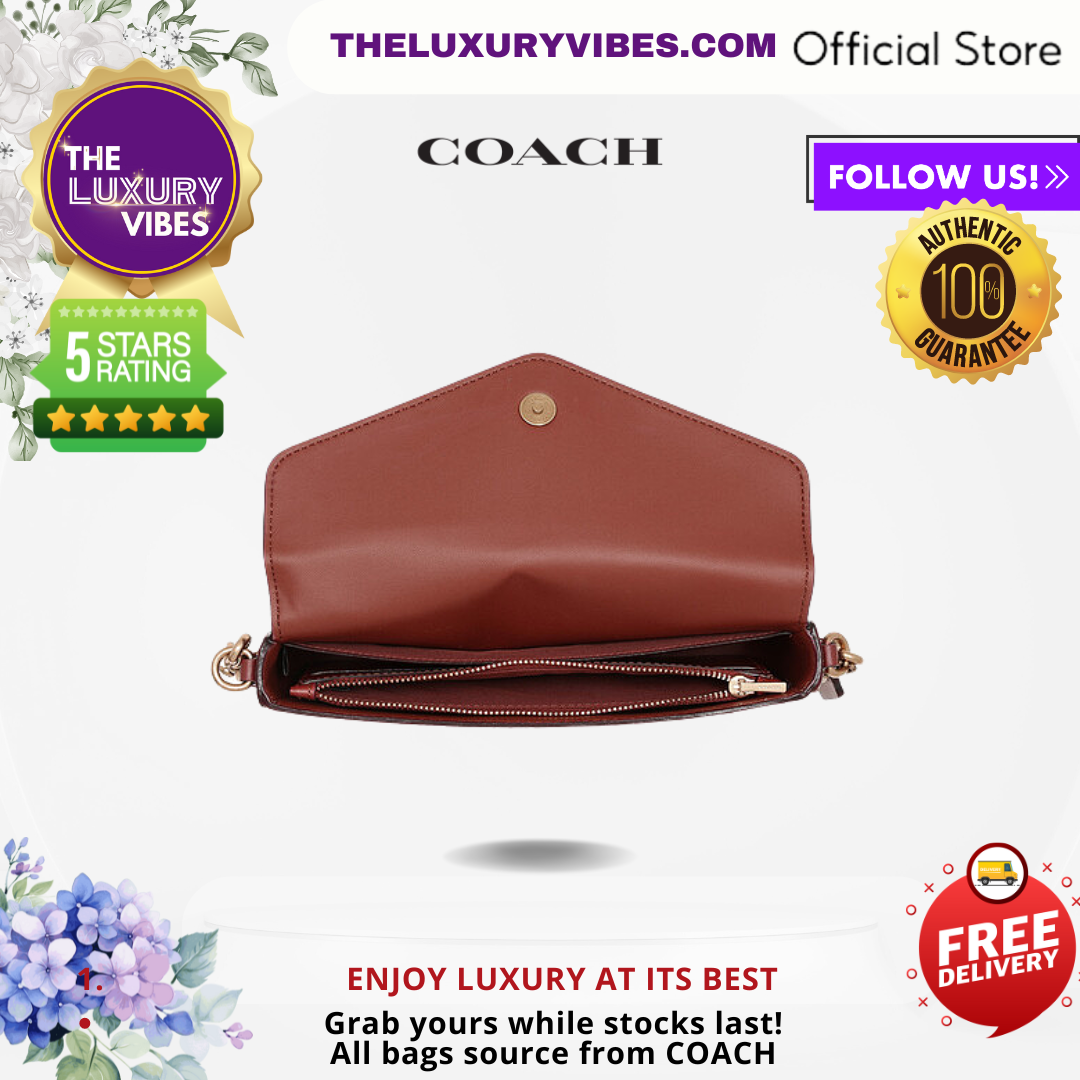 COACH Wyn Crossbody sling-Brown SIG