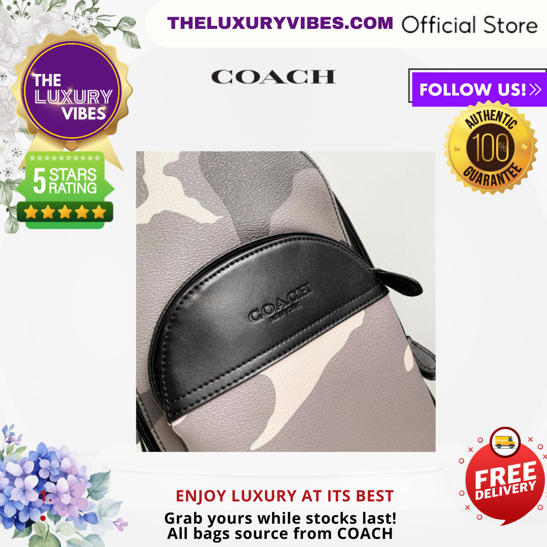 COACH Houston Pack in Camo Print F75879