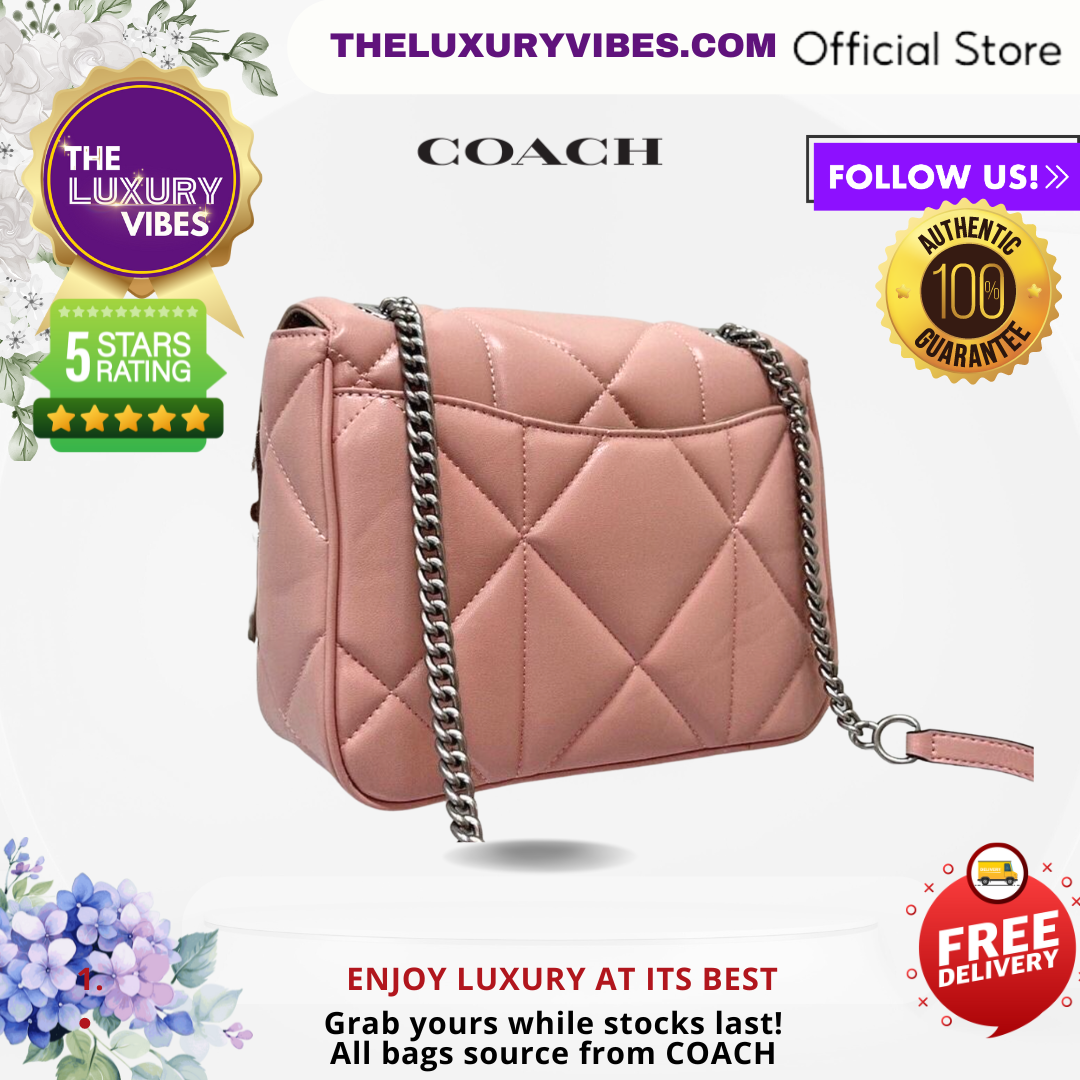 COACH Klare Crossbody 25 with Puffy Diamond Pink CJ611