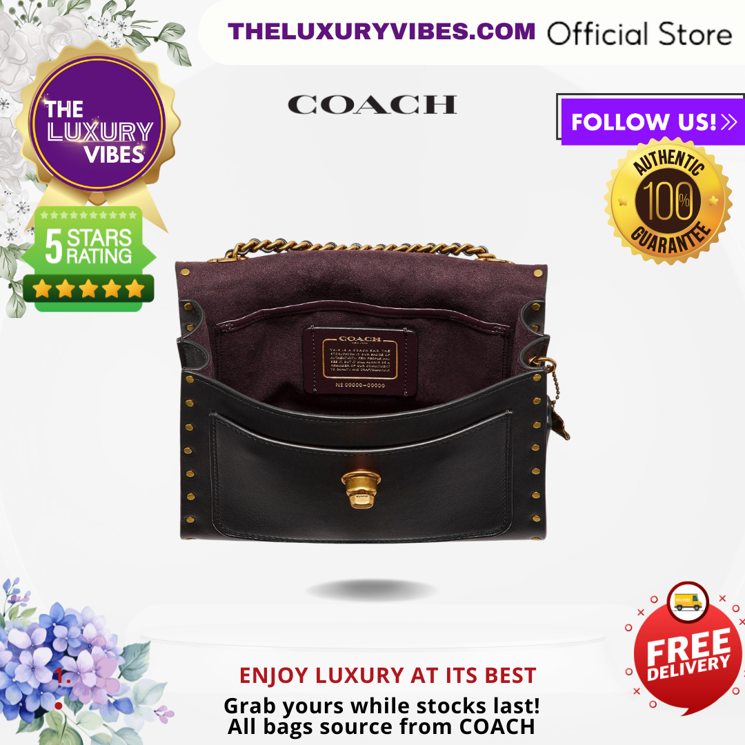 COACH Parker In Signature Canvas With Tivets And Snakeskin Detail-Charcoal- 39679