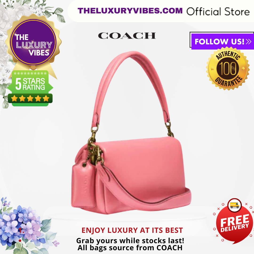 COACH Pillow Tabby Shoulder Bag 26 in Pink