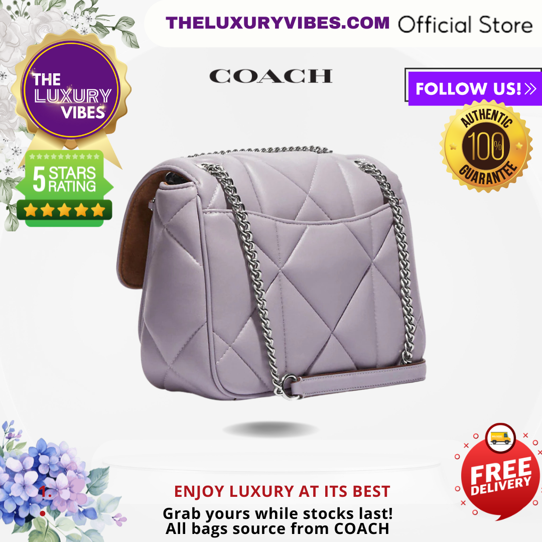 COACH Klare Crossbody 25 with Puffy Diamond Purple CJ611