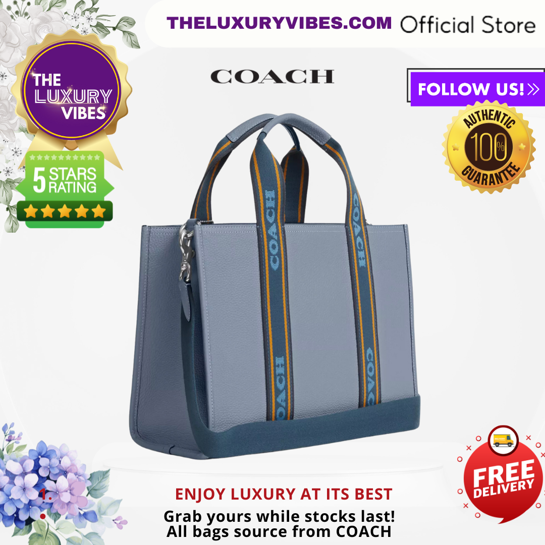 COACH Smith Tote in Grey Mist Multi CM067