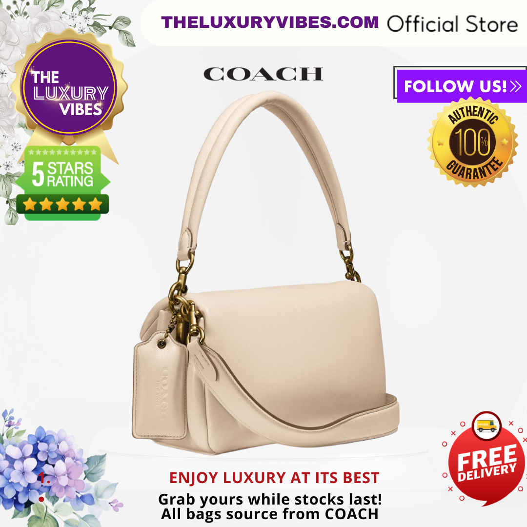 COACH Pillow Tabby Shoulder Bag 26 in Ivory